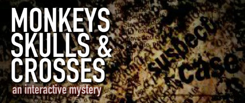 Monkey Skulls & Crosses